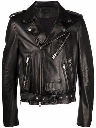 Leather Biker Jacket-AV