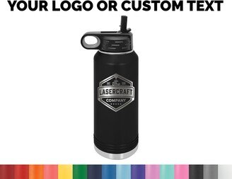 Personalized 32Oz Insulated Water Bottle With Custom Artwork Or Logo - Custom Engraved Gifts Corporate