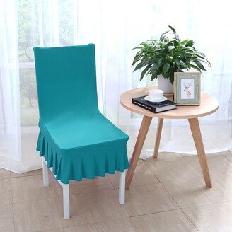 Unique Bargains Stretchy Thicken Plush Dining Room Chair Covers Seat Protector