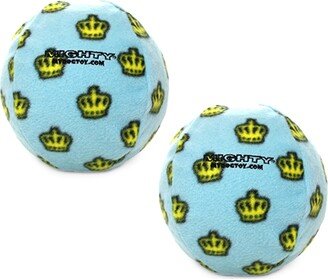 Mighty Ball Large Blue, 2-Pack Dog Toys