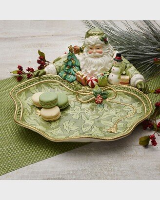 Holiday Home Green Santa Server