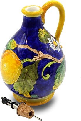 Italian Ceramic Olive Oil Dispenser Bottle Xl