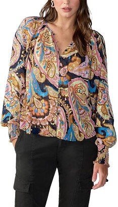 Relaxed Button Blouse (Tapestry) Women's Blouse