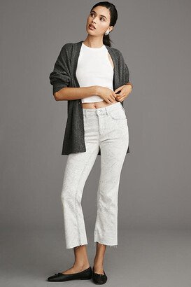 The Yaya Mid-Rise Crop Flare Jeans-AA