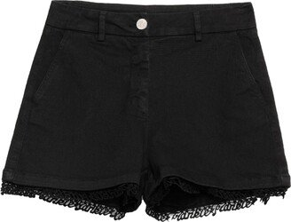 Denim Shorts Black-AE