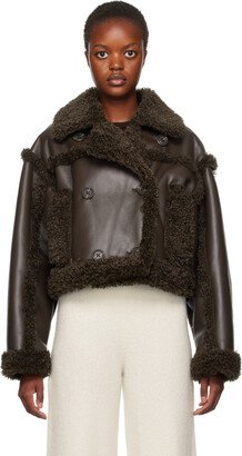 Brown Kristy Faux-Shearling Jacket