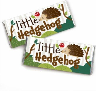 Big Dot Of Happiness Forest Hedgehogs - Candy Bar Wrapper Birthday Party or Baby Shower Favors 24 Ct