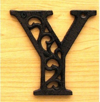 Cast Iron Letter Y - 4 5/8 H x 4 5/8 W.