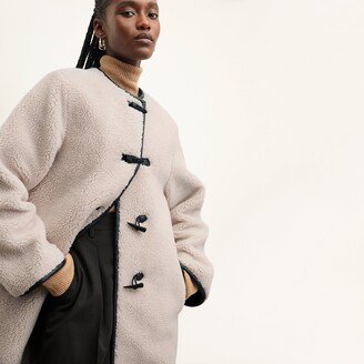 Katari Coat - Sherpa Knit - Travertine