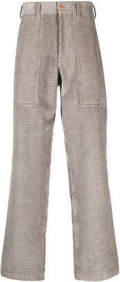 Straight-Leg Corduroy Trousers-AD