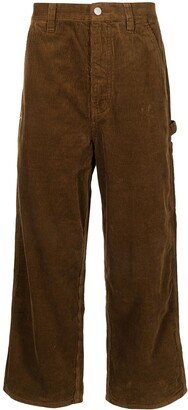 Wide-Leg Corduroy Trousers-AE