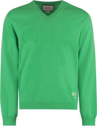 Cashmere V-Neck Sweater-AI