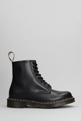 1460 Combat Boots In Black Leather-AB