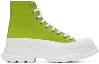 Green Tread Slick High Sneakers-AA