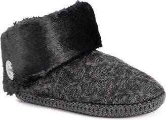 Melinda Faux Fur Indoor/Outdoor Slipper Bootie