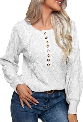 Cafuvv Long Sleeve Sweater for Women 2023 2024