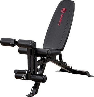 Marcy Deluxe Utility Weight Bench - Red/Black