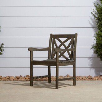 Patio Armchair with Decorative Back - 24