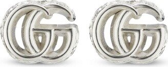 sterling silver GG Marmont stud earrings