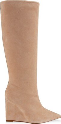 Asya Suede Wedge Boots