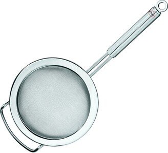 Stainless Steel Round Handle Fine Mesh Kitchen Strainer, 9.4-inch