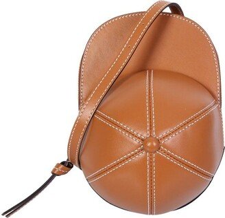 Brown Cap Midi Bag-AA