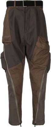 Tapered-Leg Cargo Trousers-AN