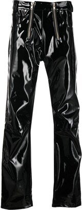 Patent Tapered Trousers