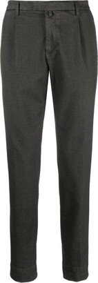 Pleated Tapered Trousers-AL