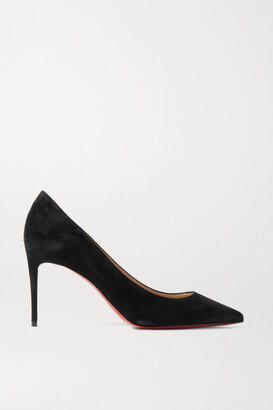 Kate 85 Suede Pumps - Black