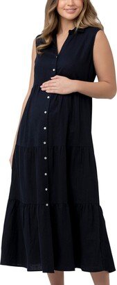 Maternity Tracy Tiered Nursing Dress