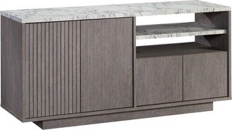 East Rock TV Credenza for TVs up to 65 Ashen Oak