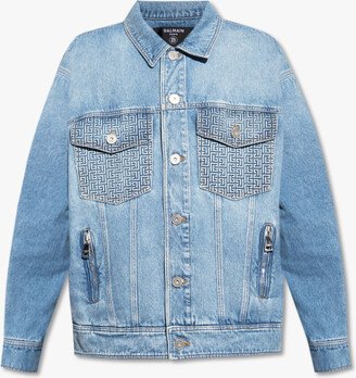 Relaxed-fitting Denim Jacket - Blue