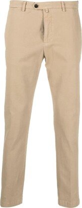 Mid-Rise Slim-Cut Trousers-AR