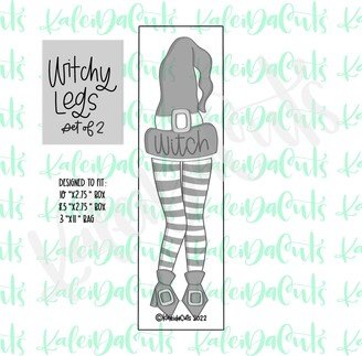 Byo Skinny Witch Legs Set Of 2 Cookie Cutters