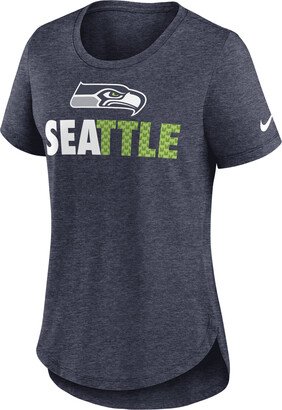 Women's Local (NFL Seattle Seahawks) T-Shirt in Blue