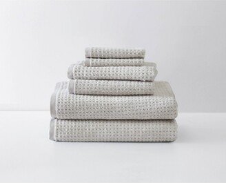 6pc Northern Pacific Bath Towel Set Gray