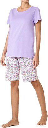 Multi Margarita Bermuda Sleep Shorts (Lunar Rock) Women's Pajama