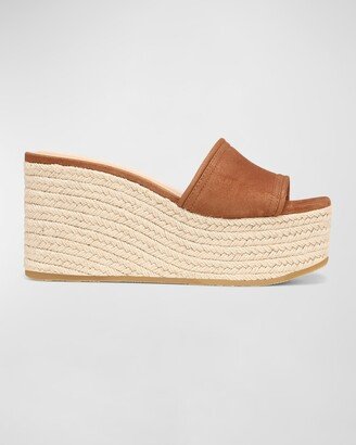 Gable Suede Platform Espadrille Sandals