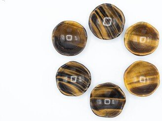 Miniature Tigers Eye Dishes // Polished Mineral Metaphysical Crystal Village Silversmith