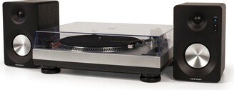 K100 Stereo Turntable - Silver