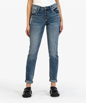 Juliet High Rise Slouchy Boyfriend Jeans In Dramatized Wash