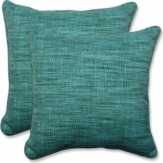 2pc Remi Lagoon Outdoor Throw Pillows Blue - Pillow Perfect