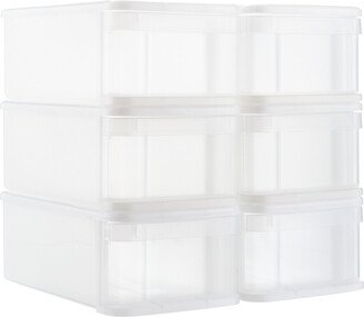 Case of 6 Small Tint Stacking Drawers Clear