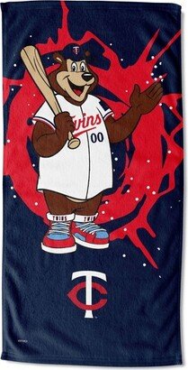 30x60 MLB Minnesota Twins Mascot Printed Beach Towel