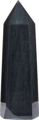 Black Obsidian Stone Point - Crystal Tower Polished Standing Decor 21