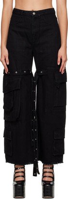 Black Multipocket Jeans