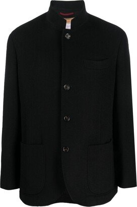 Single-Breasted Cashmere Blazer-AI