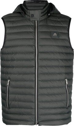 Zip-Up Hooded Gillet-AA