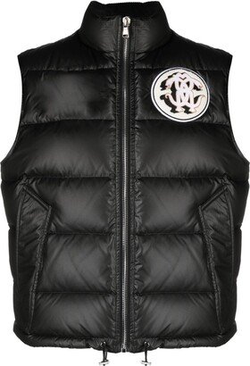 Padded Monogram-Patch Gilet